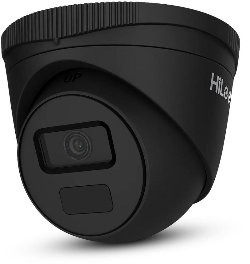 Kamera IP HiLook IPC-T241H-C BLACK kopule 4MP IR20m