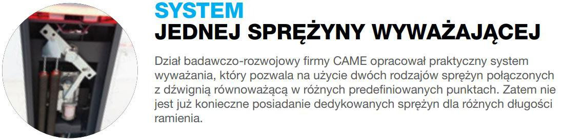 Szlaban CAME GARD GT8 - zestaw do 8 metrów – Obrázok 5