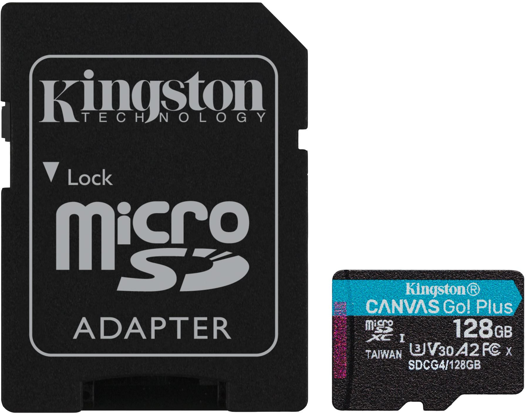 Karta pamäte microSD 128GB Kingston CanvasGo! PLUS 200MB/s A2 U3 V30 + adapter – Obrázok 7