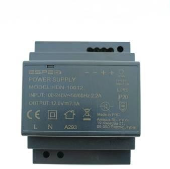 Napájací zdroj Impulzný na Na lištu DIN ESPE HDN-10012 12V/85W/7.1A – Obrázok 2