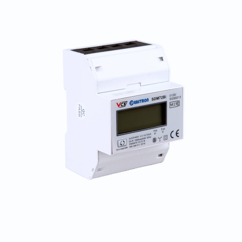 Merač energie elektrycznej (MID) 3-Fazowy 230V,100A, Pomiar obojsmerný VCX