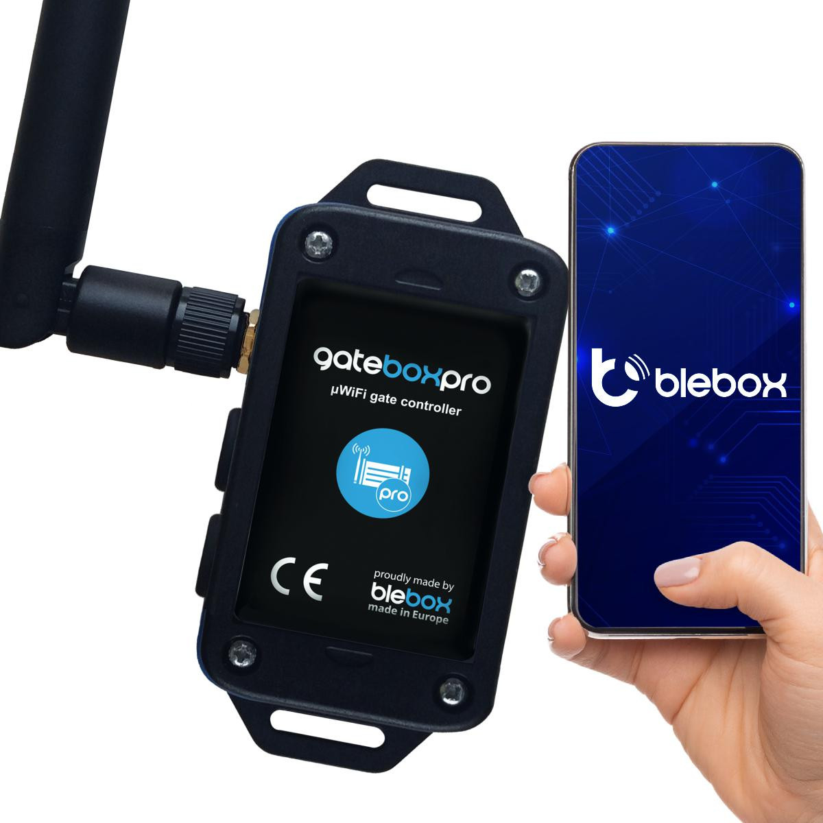 Modul bránový gatebox PRO s zewnętrzną anténou BleBox