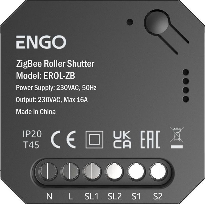 ENGO Controls EROL-ZB - Ovládač Roliet do systému ENGO Smart, ZigBee