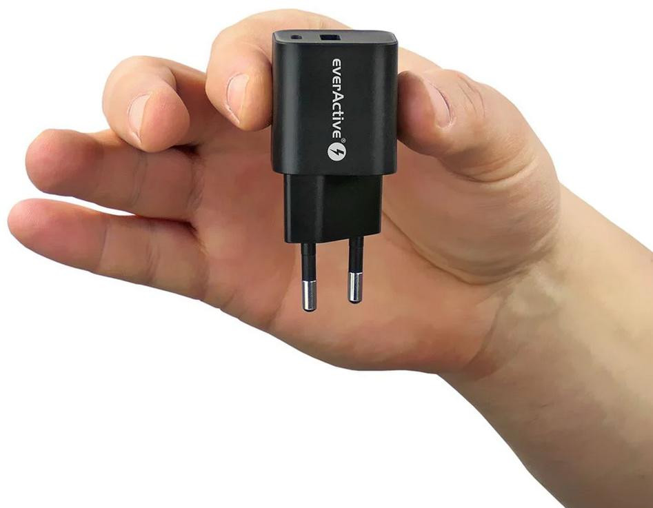Nabíjačka Sieťová everActive GAN SC-390QB 30W 1xUSB-C 1xUSB-A PD PPS – Obrázok 11