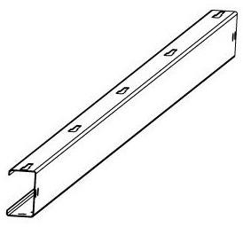 Lišta Wzdłużna L5080 (Profil 85x50x1.5), CORAB XPF_WS006N.2.000U
