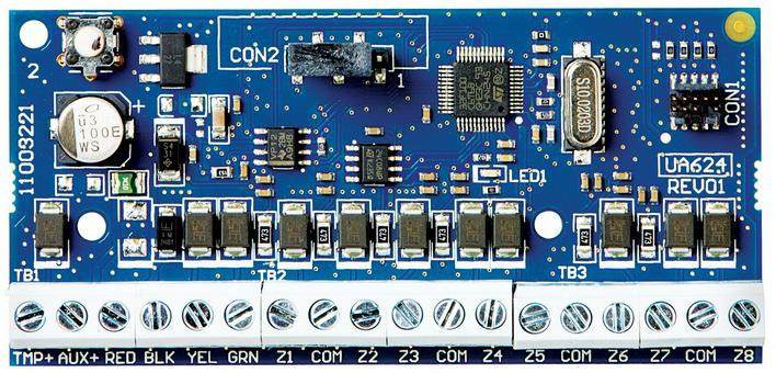 DSC modul rozšírenia línie NEO 8 zónový rozširovací modul HSM2108