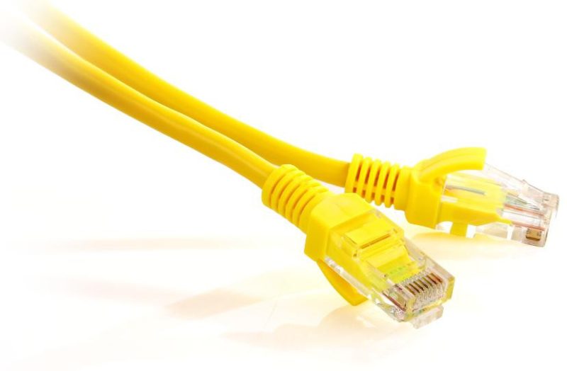 PATCHCORD SKRĘTKA GETFORT CAT.5E UTP 0,5m żółty