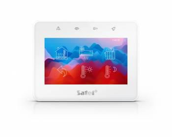 SATEL Ovládací panel s ekranem dotykowym 4,3" INT-TSG2R-W biely