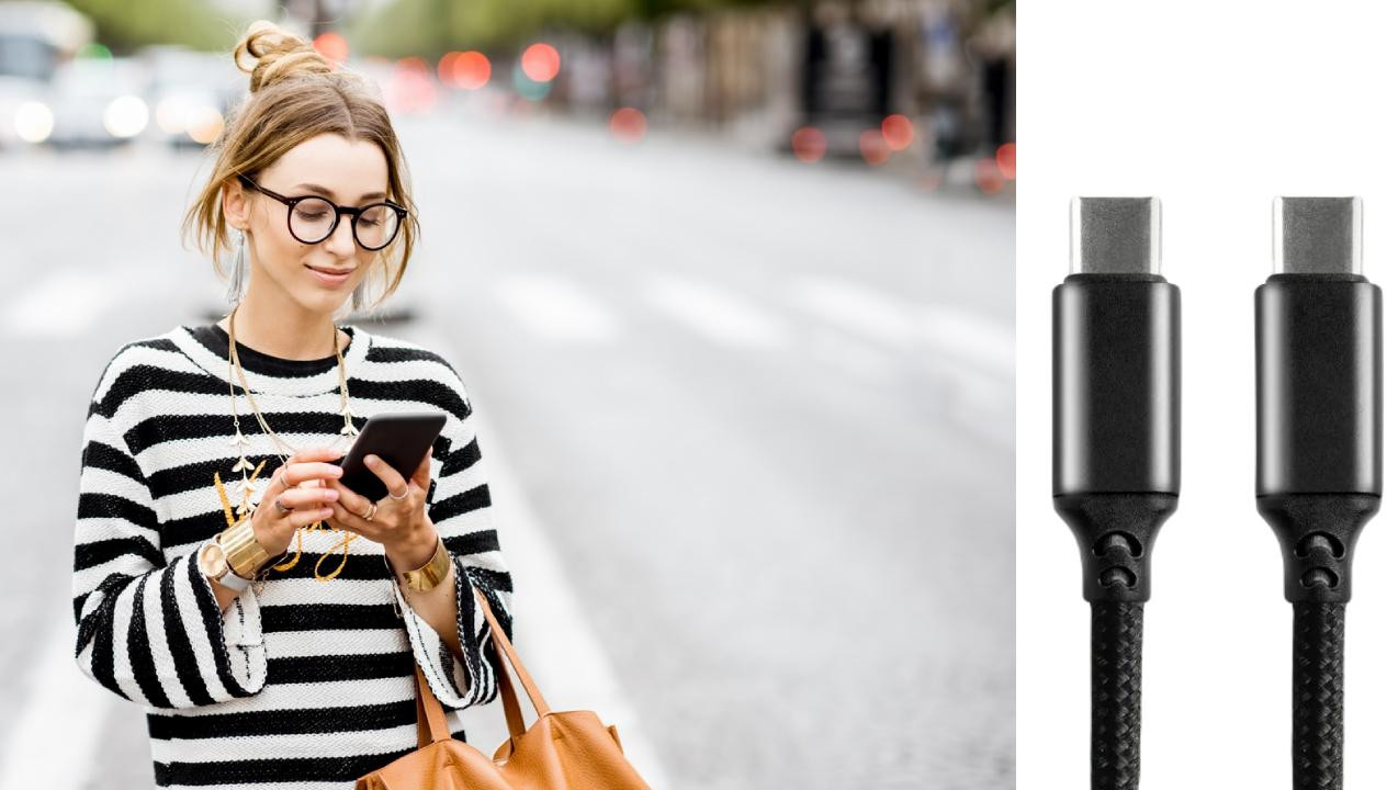 Kábel USB-C / USB-C everActive CBB-1PD5 100cm PD 100W 5A – Obrázok 3