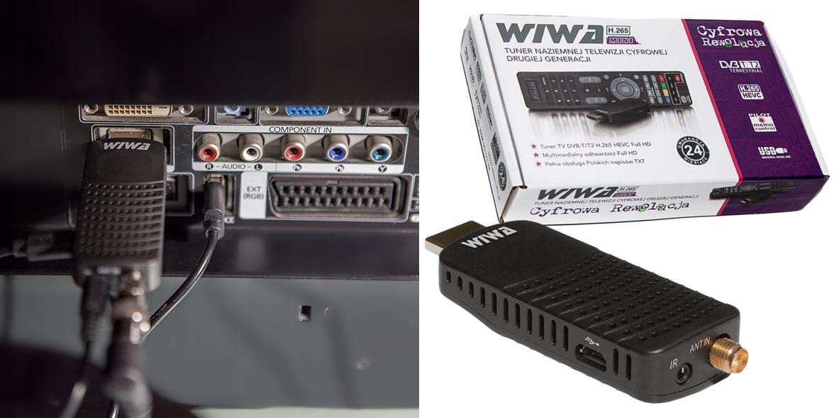 Tuner DVB-T/T2 WIWA H.265 MINI – Obrázok 5