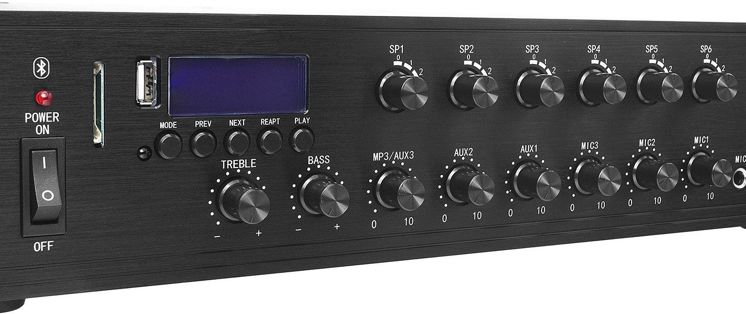 Zosilňovač HQM1150BT Radio FM/MP3 150W – Obrázok 5