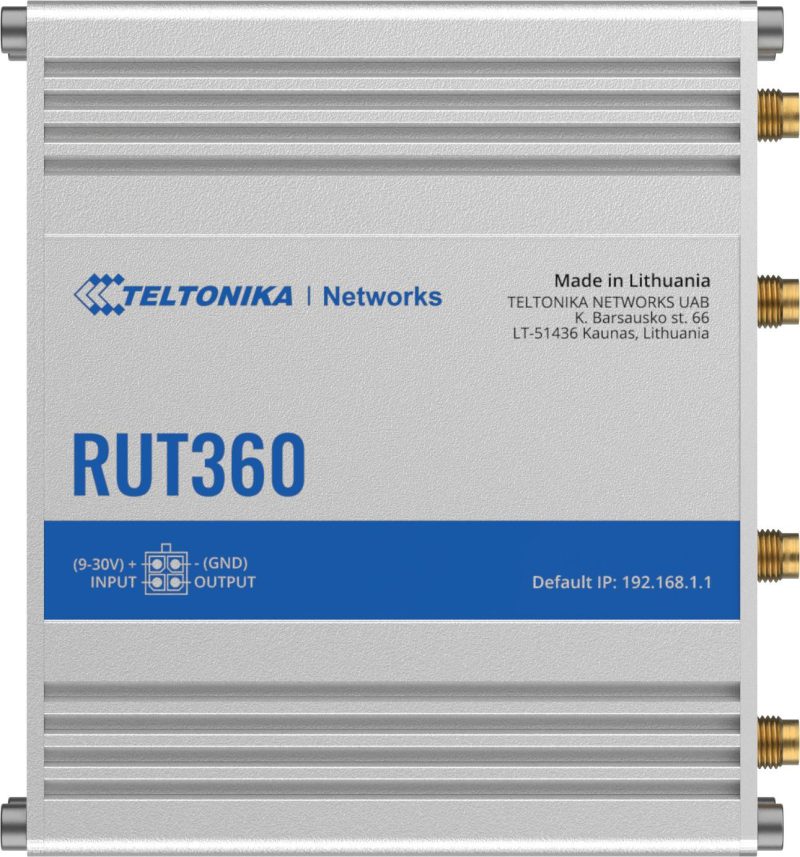 Teltonika RUT360 router priemyselný 4G / LTE (RUT360000000)