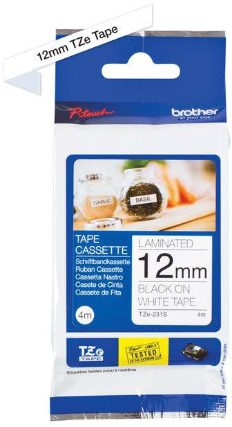 Páska Brother Tape Caseette Laminated (12mm x 4mm) – Obrázok 3
