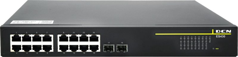 Switch DCN ES430-18P-POE L2 16xPoE+/2xSFP (250W)