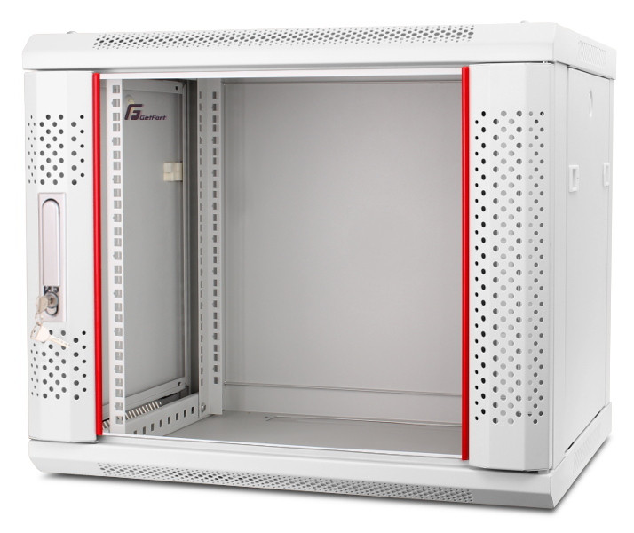 SZAFA RACK GETFORT 19 CALI 9U 600X600 WISZĄCA SZARA