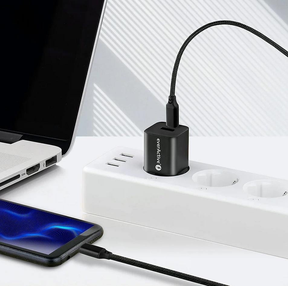 Kábel USB-C / USB-C everActive CBB-1PD5 100cm PD 100W 5A – Obrázok 5