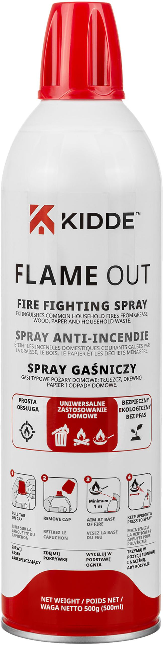 Spray gaśniczy Kidde FlameOut 500 ml