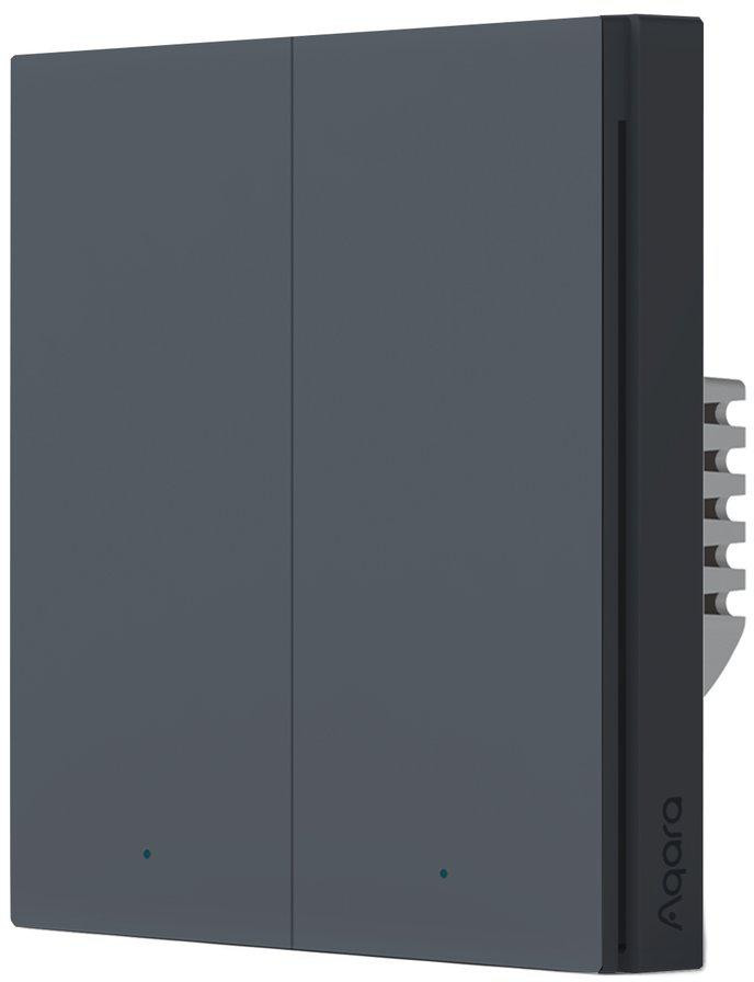 Aqara Smart Wall Switch H1 Sivý dvojitý bez kábla neutralnego