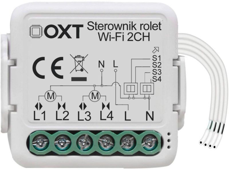 Modul OXT MINI ovládač 2 rolety WIFI Tuya T228