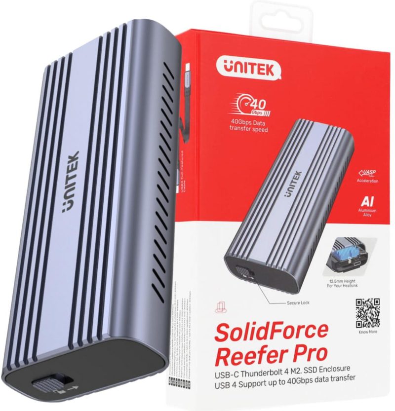 Unitek S1226A skrinka disku M.2 40Gbps