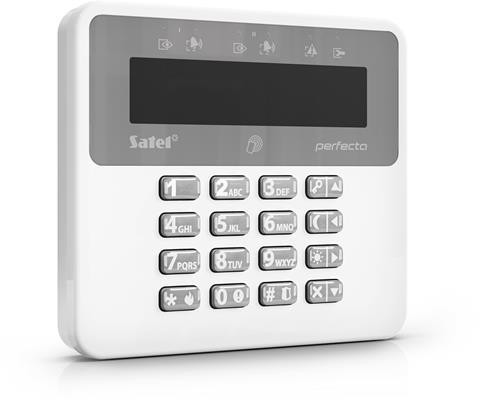 SATEL Bezdrôtový Ovládací panel LCD PRF-LCD-A2 – Obrázok 4