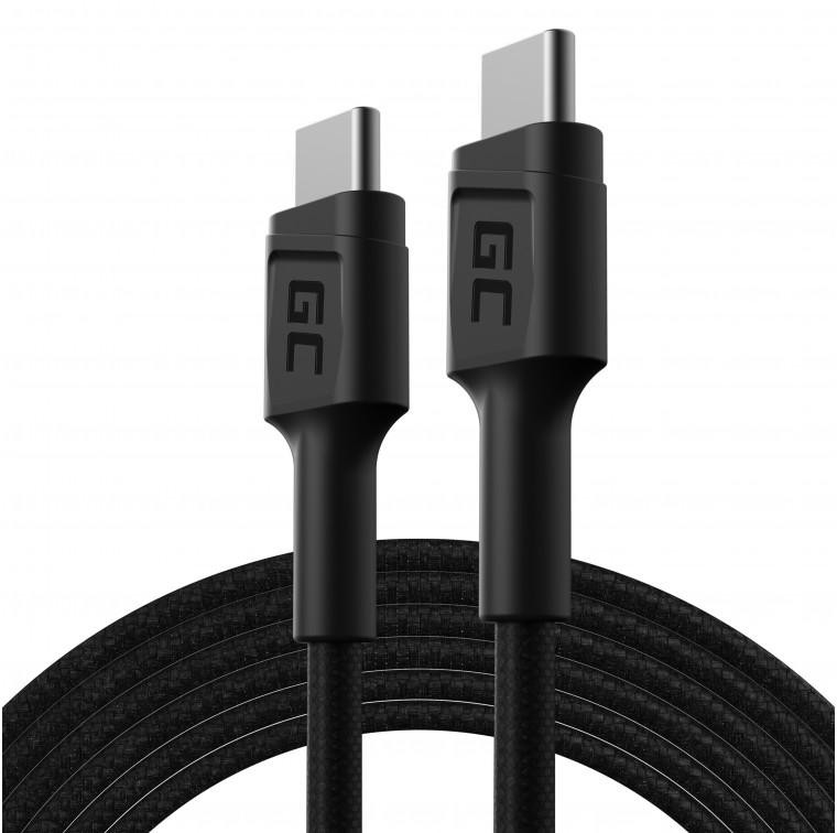 Kábel USB-C / USB-C Green Cell Powerstream 120cm PD 60W ULTRA Charge Quick Charge 3.0 KABGC30