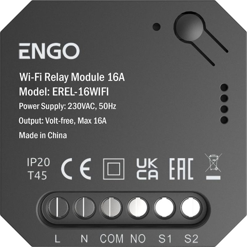 ENGO Controls EREL-16WIFI - Smart Relay - inteligentný relé WIFI do systému ENGO Smart