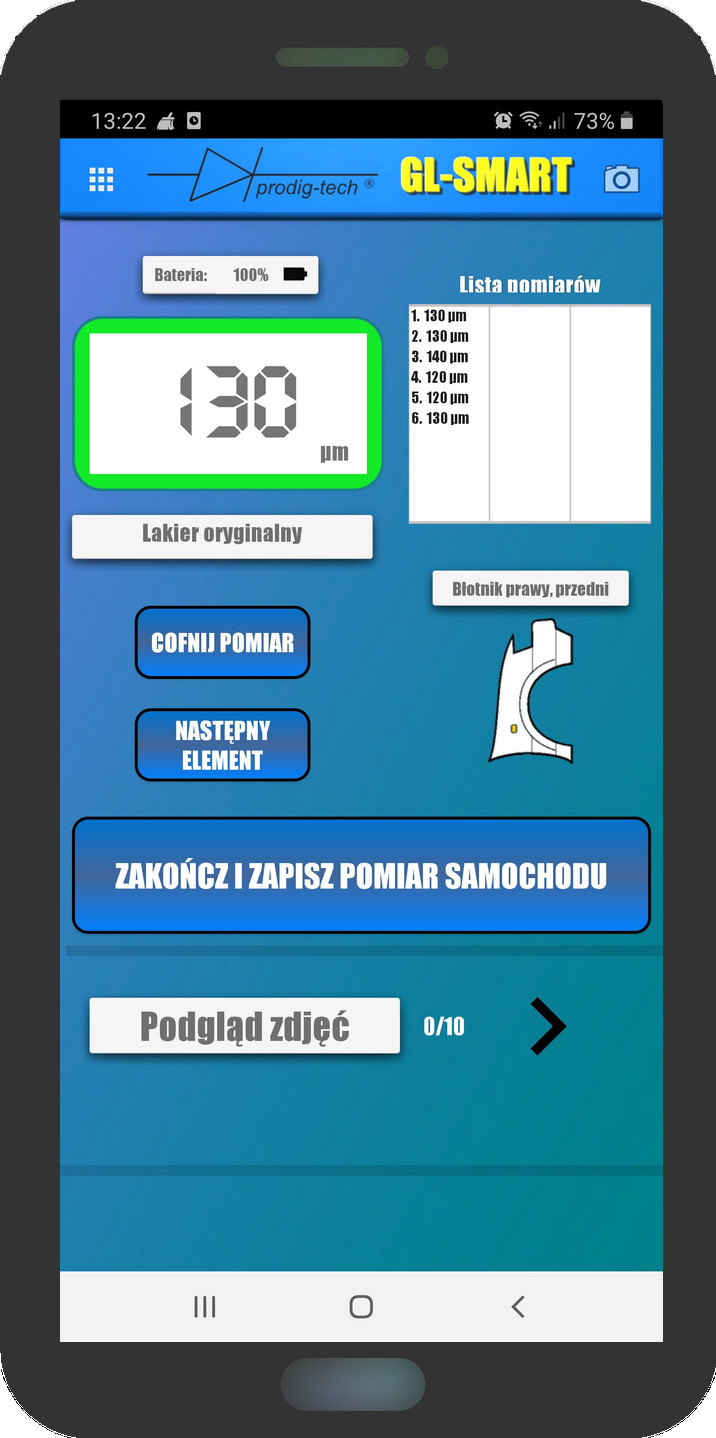 MIERNIK GRUBOŚCI LAKIERU GL-PRO-SMART-FAZ – Obrázok 10