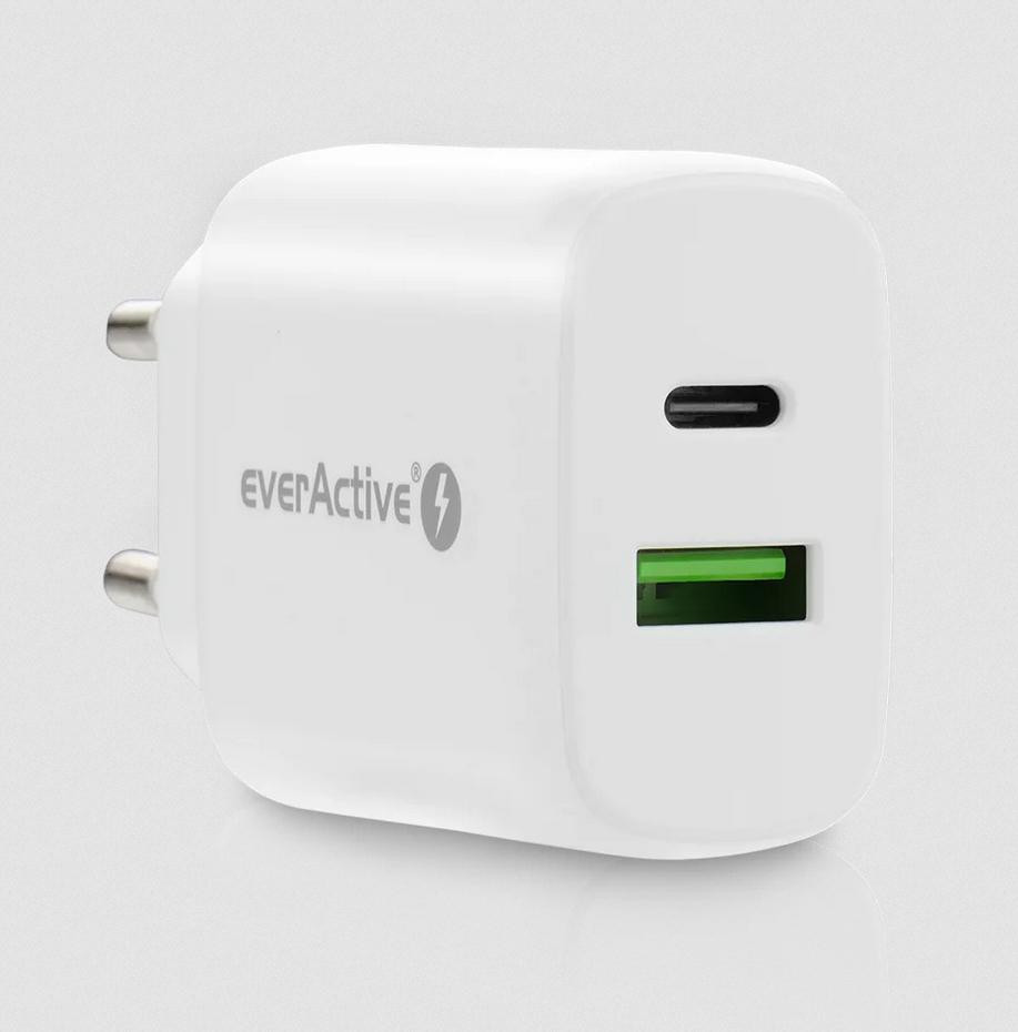 Nabíjačka Sieťová everActive SC-370Q 25W 1xUSB-C 1xUSB-A PD PPS – Obrázok 6