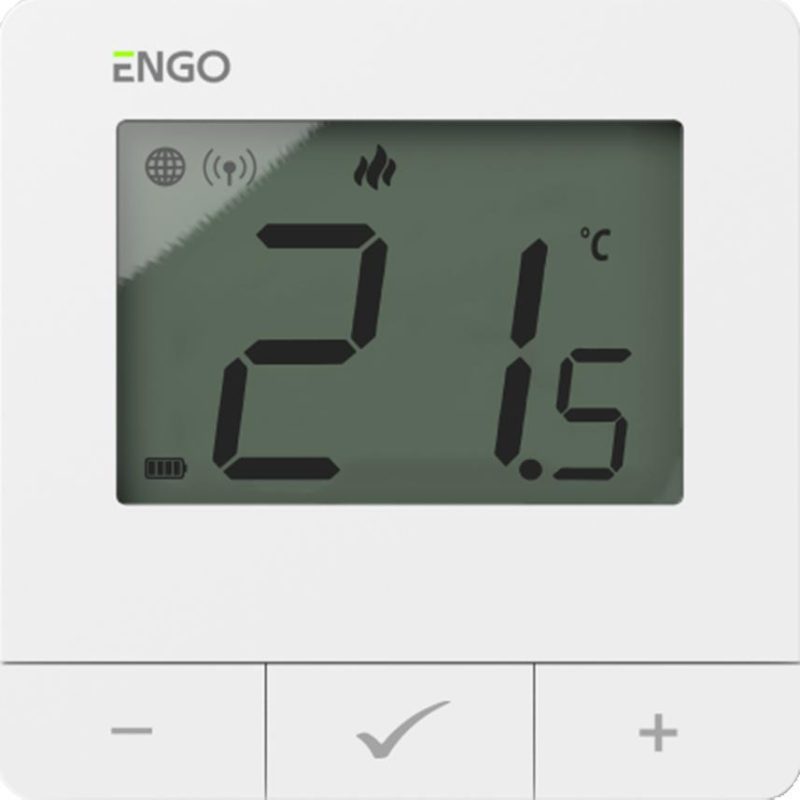 ENGO Controls E25-BATW - Internetový, nadomietkový regulátor temp.