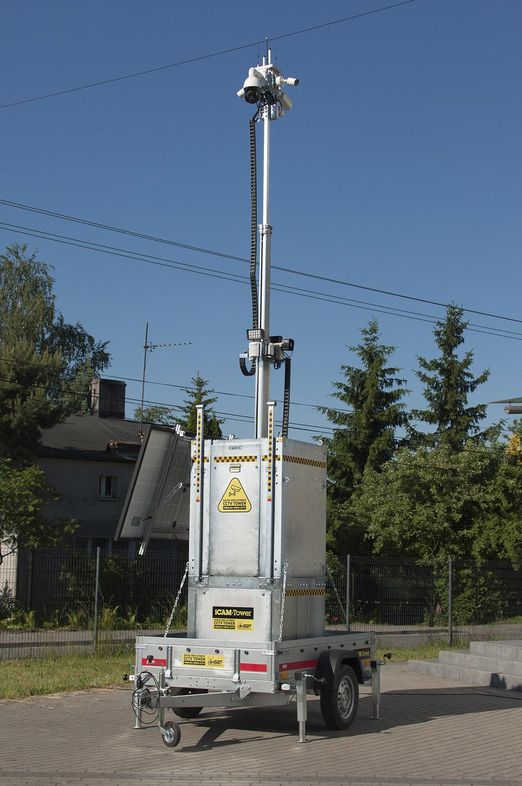 Mobilná wieża do zdalnego wideomonitoringu CCTV iCAM-TOWER 5MQ3 – Obrázok 12