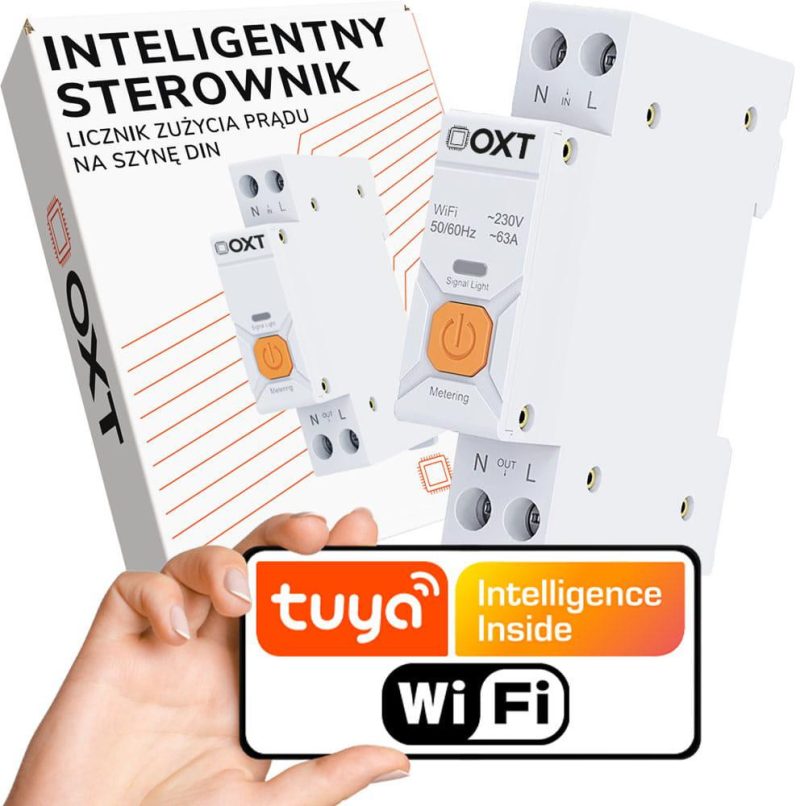 Inteligentný Ovládač OXT | 63A | Merač | WIFI | Tuya T335