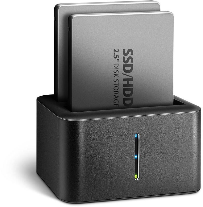 Stanica dokovacia MINI AXAGON ADSA-D25 USB 3.2 Gen 1 - 2x SATA 6G 2.5" SSD/HDD Clone