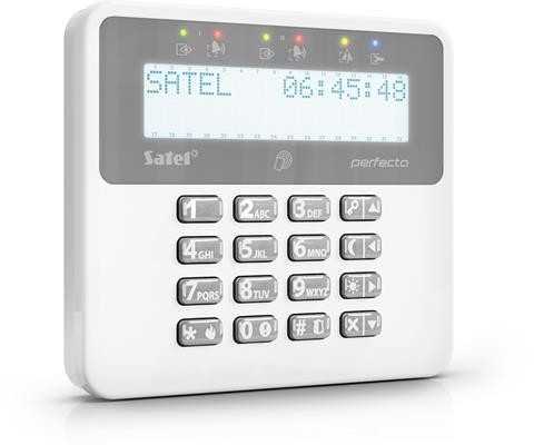 SATEL Bezdrôtový Ovládací panel LCD PRF-LCD-A2 – Obrázok 3