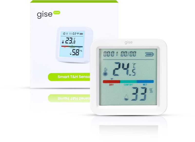 GISE Smart Senzor teploty a vlhkosti Wi-Fi | Tuya | GTHS-WF-02