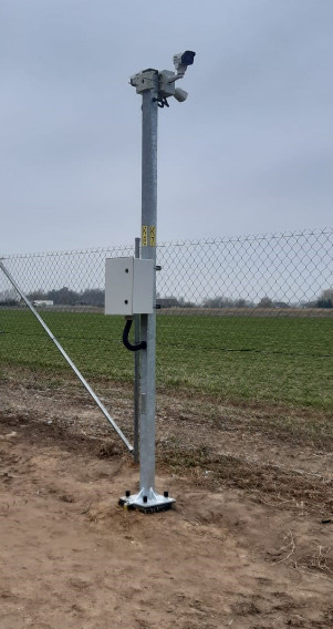 Stĺp ATS pod montáž kamier CCTV – Obrázok 4