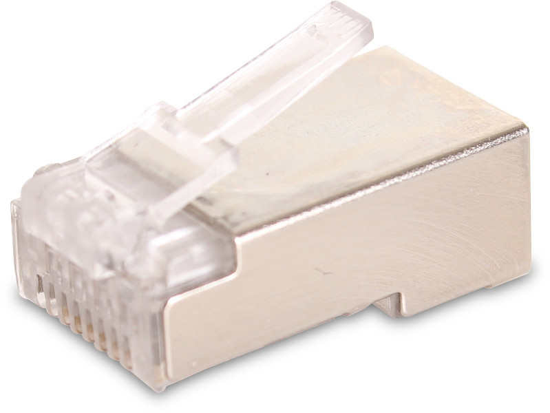 WTYK SIECIOWY GETFORT RJ45 CAT.5e 8P8C EKRANOWANY (100SZT)