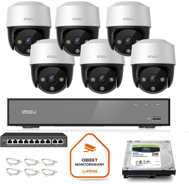 Sada monitoringu IMOU 6x kamera Cruiser 4MP POE