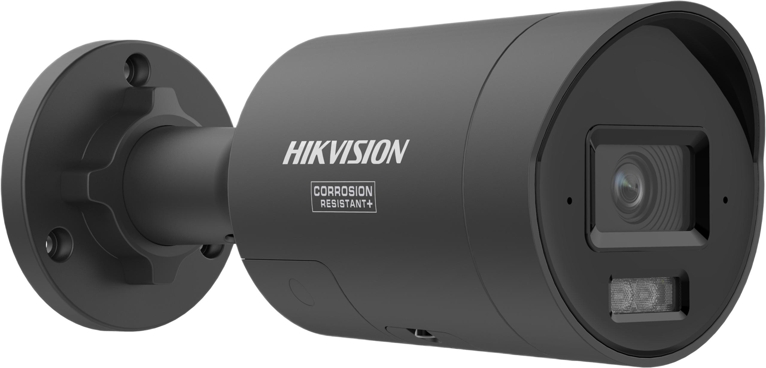 Hikvision DS-2CD2067G3-LI2UY/SL 2.8mm BLACK - 6 MP mini bullet IP kamera ColorVu, čierna, hybridné osvetlenie 40 m, svetelná a zvuková výstraha