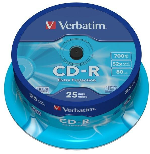 Doska CD-R Verbatim Extra Protection (25 ks)