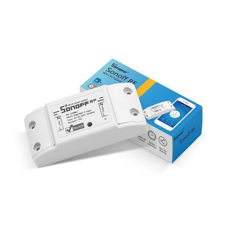 3dfbefc931395f1a1b7d0fdbaa9c9810_original Inteligentný spínač Wi-Fi + RF 433 Sonoff RF R2 – Obrázok 1