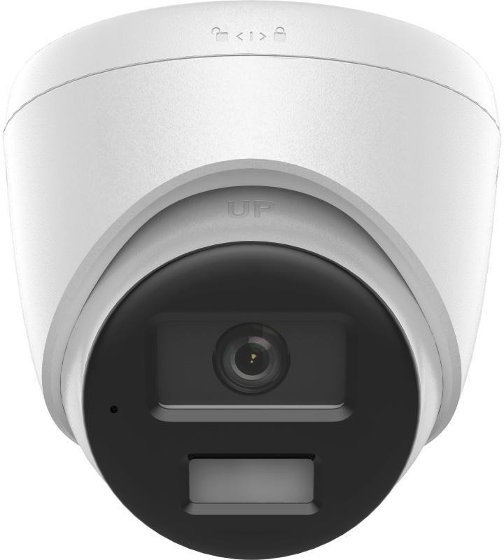 Hikvision DS-2CD1343G2-LIUF/SL 2.8mm - 4 MP IP kamera typu turret Smart Hybrid Light, svetlo 30 m, mikrofón a reproduktor, microSD, IP67