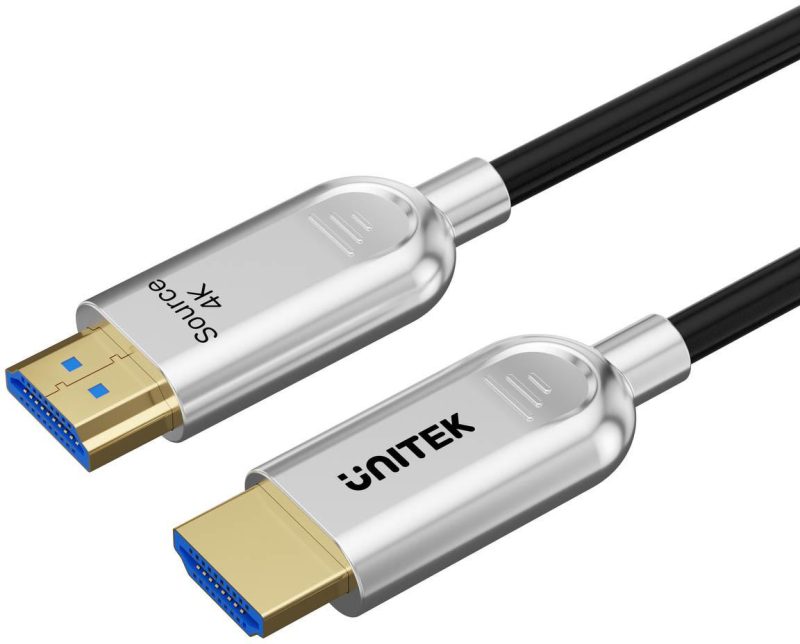 Kábel HDMI Unitek optický 2.0 AOC 4K 60Hz 100m