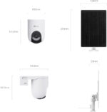 Otočná IP kamera EZVIZ HB8 Lite 4G Wi-Fi Kit, 4 MP, solárny panel 5 W – Obrázok 2