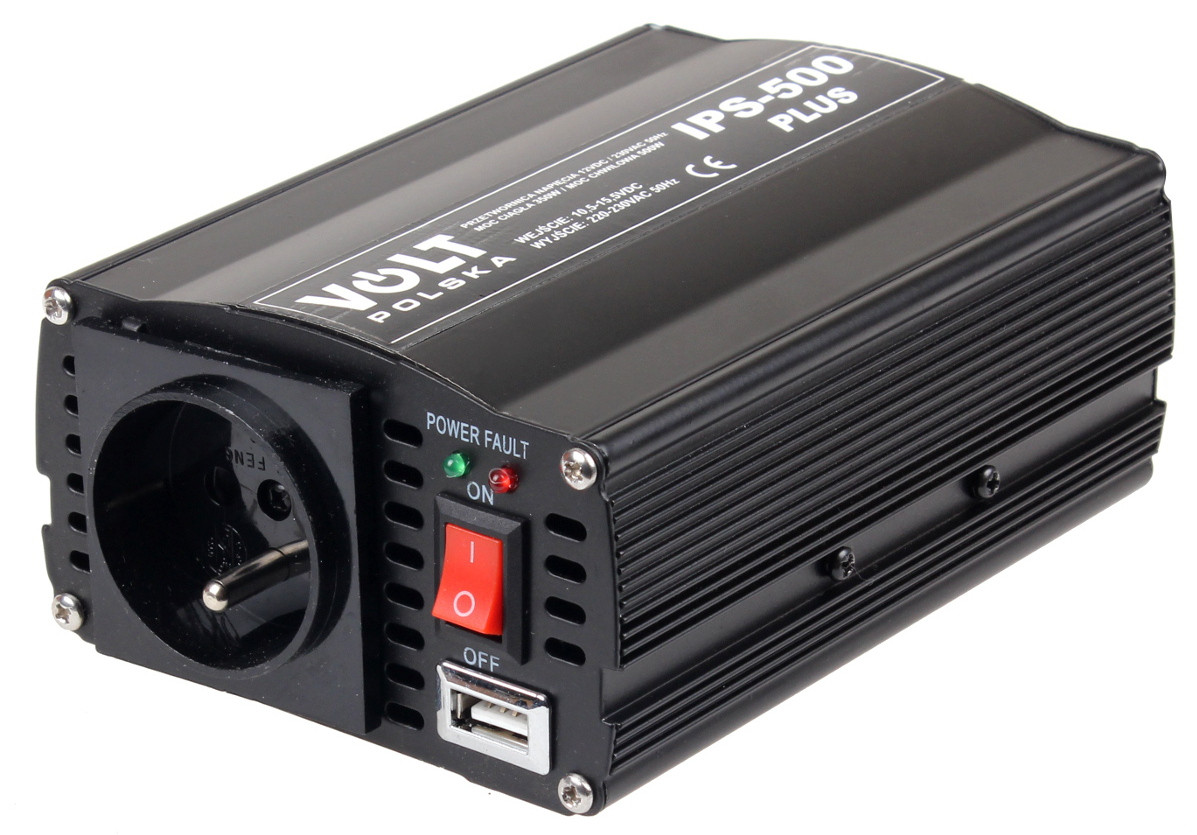 Menič napätia VOLT IPS-500 PLUS 12 V / 230 V, 350/500 W