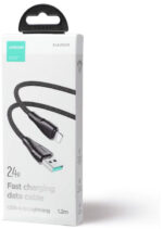 Kábel USB-A / Lightning Joyroom S-UL012A11 120cm 2,4A v oplote čierny – Obrázok 5