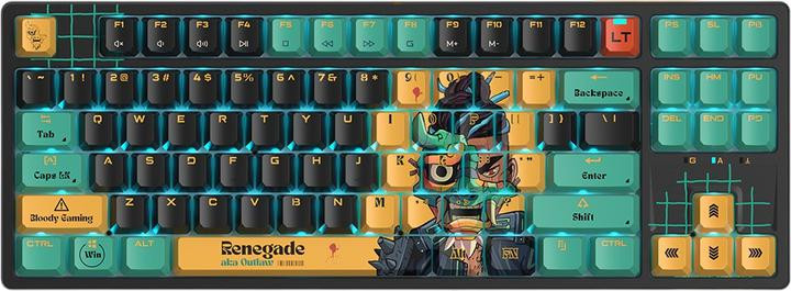 Klávesnica mechanická A4TECH Bloody AT87 Renegade USB (Alpha Switches)