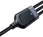 Kábel 3v1 USB-A / USB-C micro-USB Lightning Joyroom S-1T3018A18 30cm 3,5A v oplote čierny – Obrázok 5