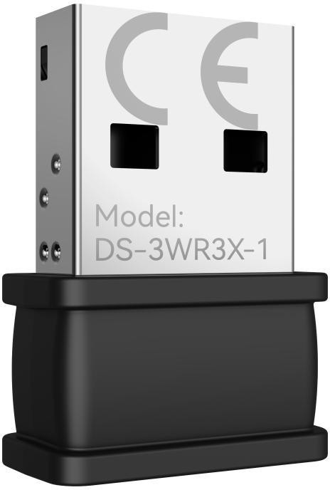 Hikvision DS-3WR3X-1 - USB Wi-Fi adaptér IEEE 802.11ax/b/g/n, 2,4 GHz, pre rekordéry DVR