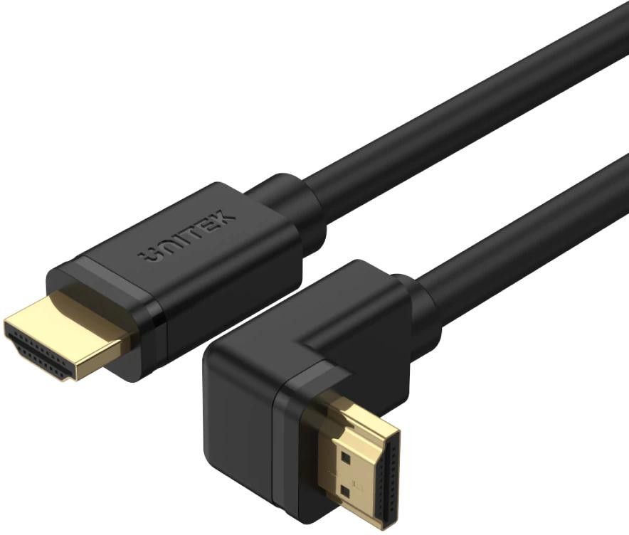 9a78eae03e1df37f3fafd4b094dd7562_original Uhlový HDMI Kábel Unitek HDMI 2.0, 270°, 4K, 3 m – Obrázok 1
